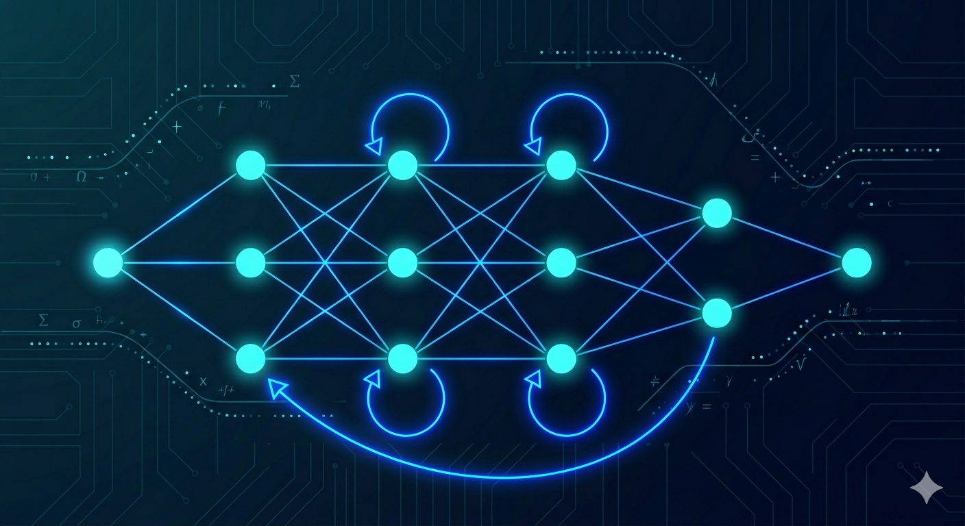 RNN Rekursionsschleifen-Diagramm