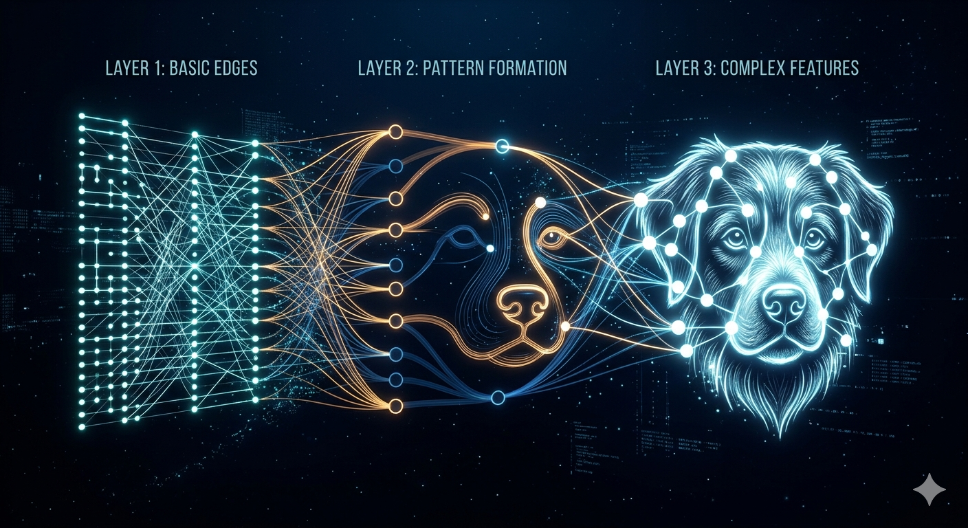 Hierarchie eines Neuronalen Netzes