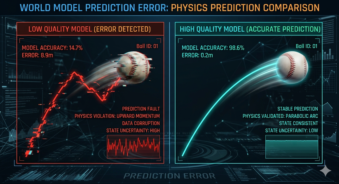 World Model Prediction Error