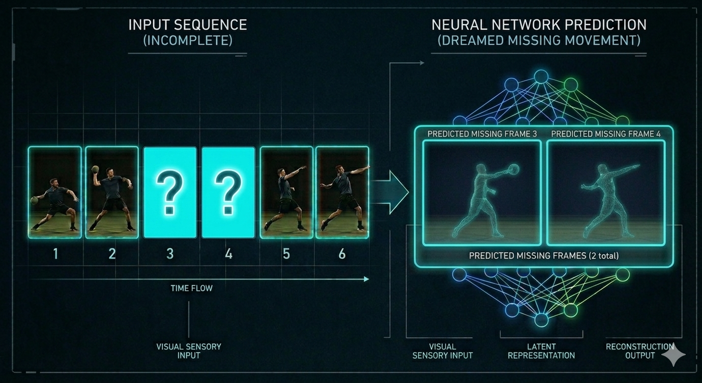 V-JEPA Masking Visualisierung